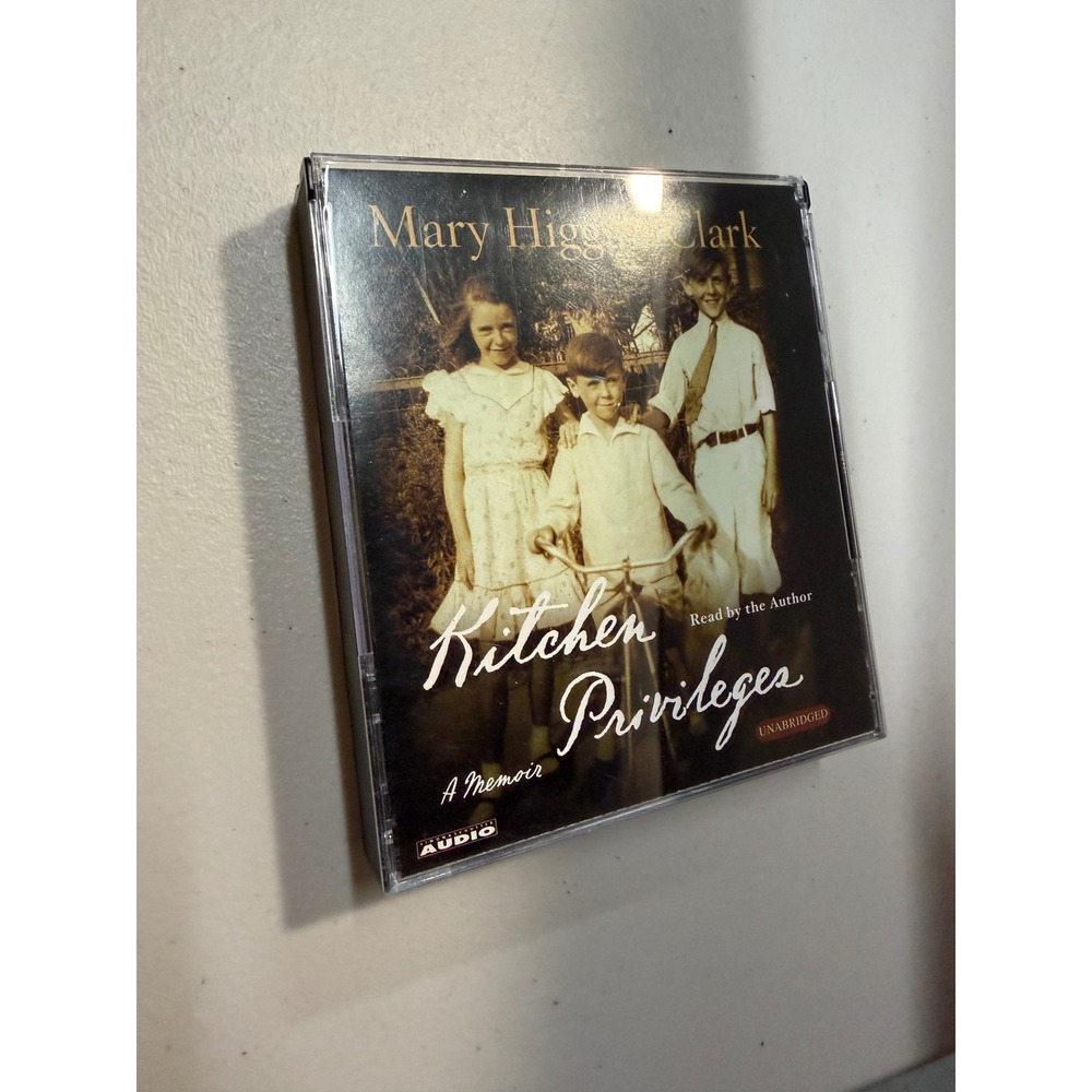 Kitchen Privileges A Memoir Mary Higgins Clark Unabridged Audiobook CD Set Vtg